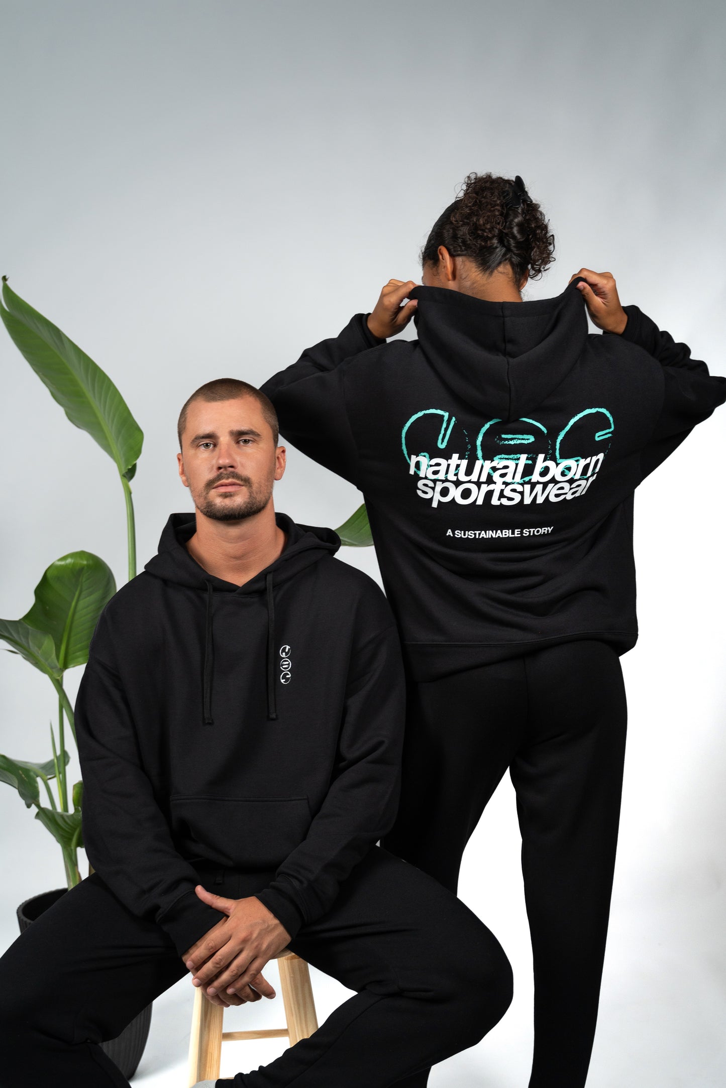 Our Story Hoodie Black