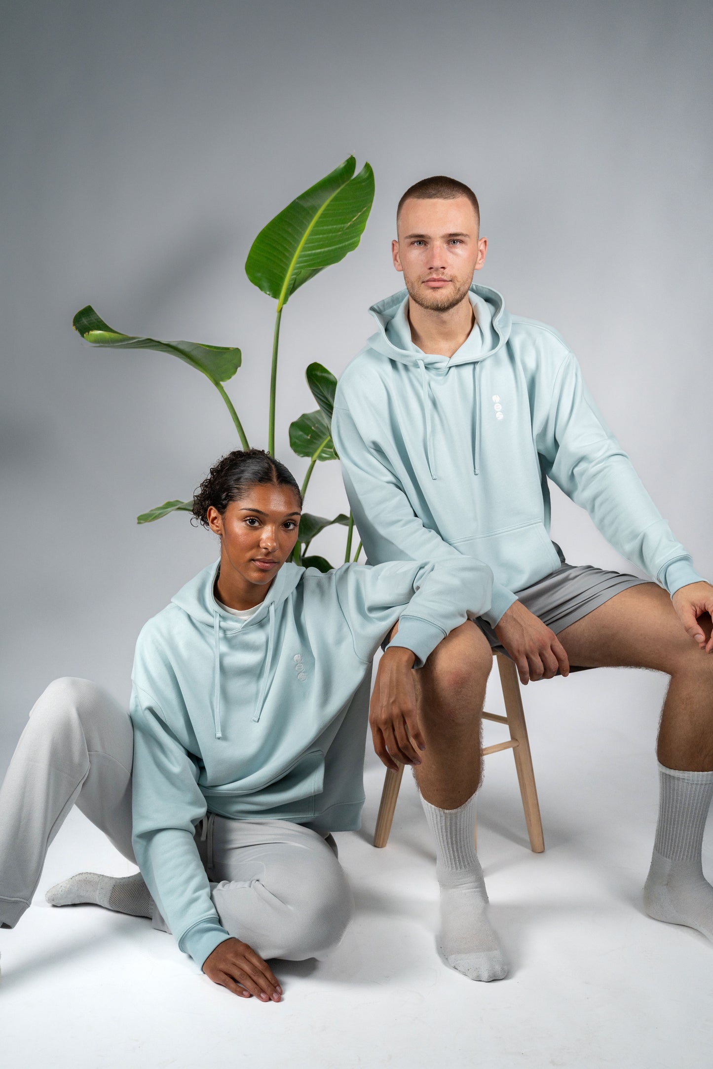 FLEX I Classic Hoodie Light Blue