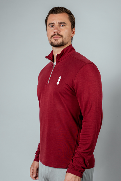 FLEX I Quarter-Zip Maroon